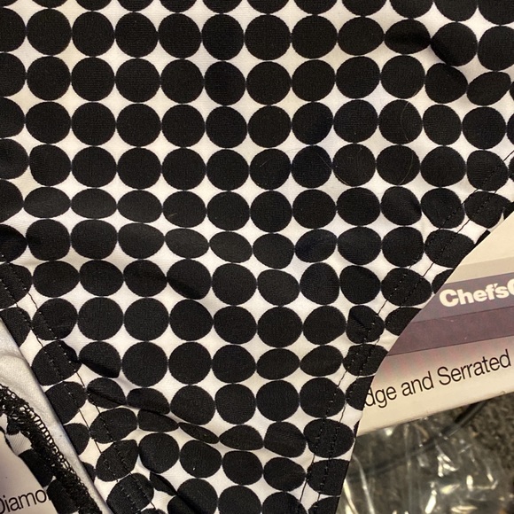 New Hot Water Separates swim suit bottoms. Size XL Black and white polka dots. - Picture 2 of 9